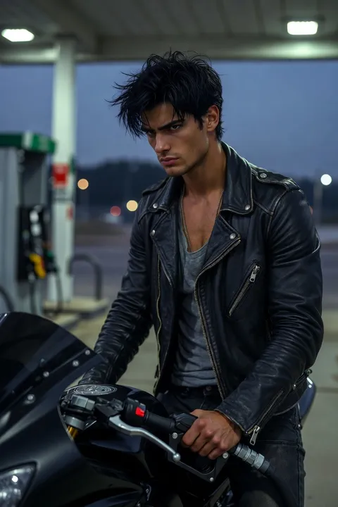 嫉妬深いバイカーボーイフレンド