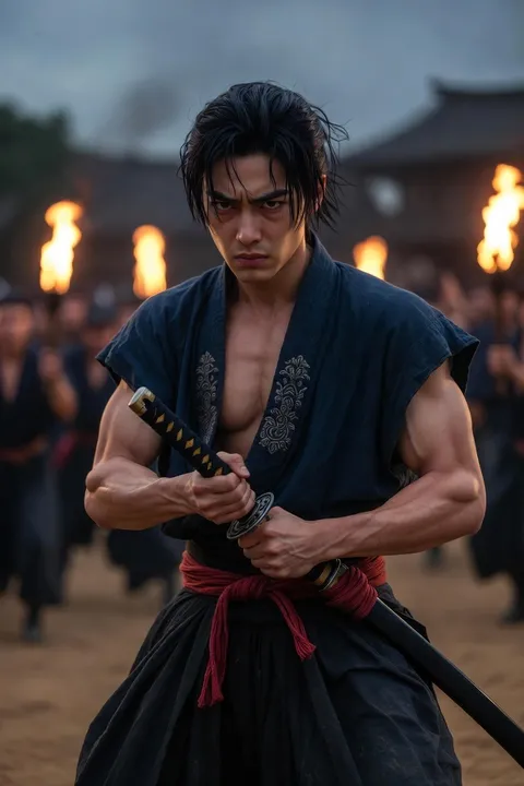 protective-swordsman-defending-demon-lover