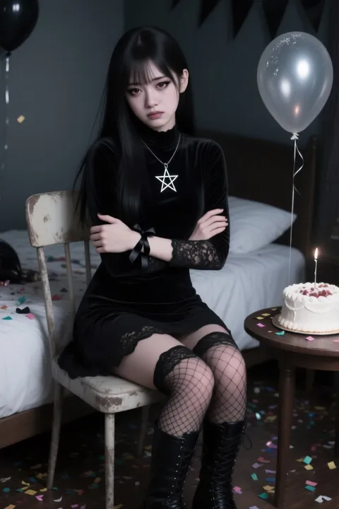 lonely-goth-girl-forgotten-birthday