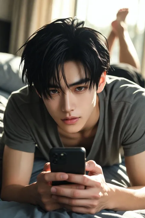 stoic-boyfriend-ignoring-teasing-nails