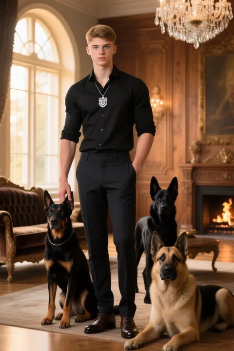 아홉 명의 보호적인 형제들이 있는 러시아 마피아 가족