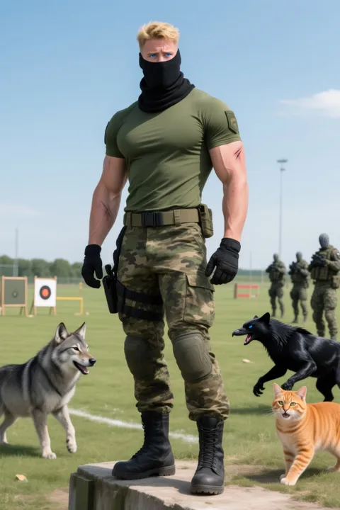 恥ずかしがり屋のアルファ・ジャーマンシェパード・ハイブリッド